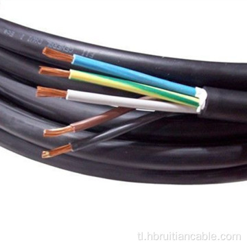 Multicore silicone tanso nababaluktot na goma cable